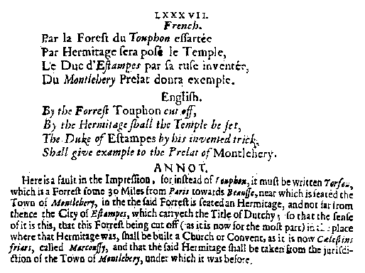 Extrait Edition T. Garencières (1672)