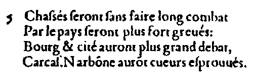 Quatrain (I,5) de l'édition Macé Bonhomme (1555)