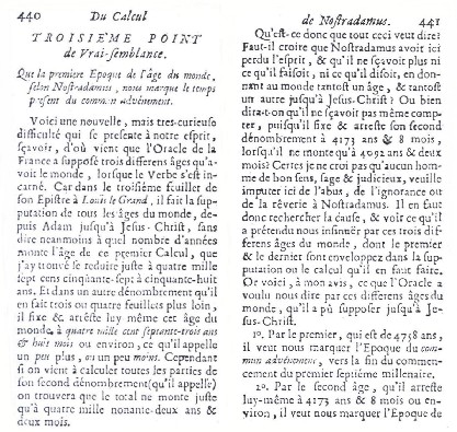 Extrait de la Clef de 1710