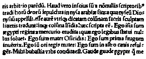 Diodorus Siculus, De antiquorum gestis fabulosis, folio X, verso ; trad. Pogio Florentino (Paris,1515)