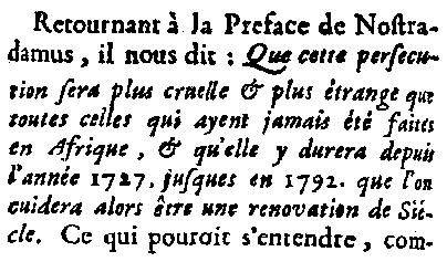 La Concordance des Prophéties (1693, pp. 197 - 198)
