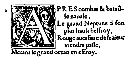 Quatrain (III,1) de l'édition Macé Bonhomme (1555)