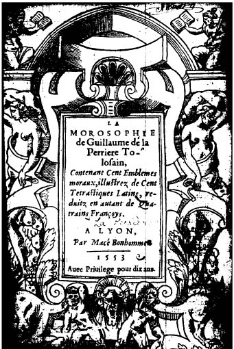 pg33 La Perrière Morosophie 1553