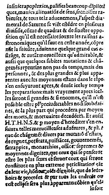 Significations de l'Eclipse 1559, fol. A4v